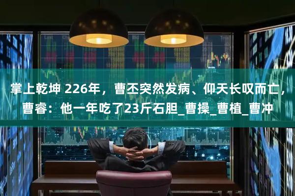 掌上乾坤 226年，曹丕突然发病、仰天长叹而亡，曹睿：他一年吃了23斤石胆_曹操_曹植_曹冲