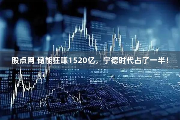 股点网 储能狂赚1520亿，宁德时代占了一半！